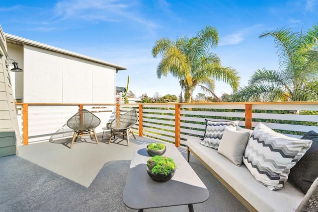 view of patio / terrace featuring outdoor lounge area