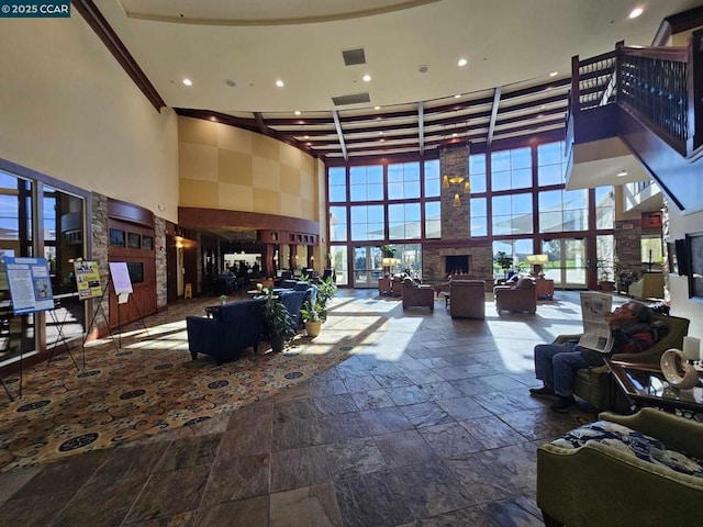 view of community lobby