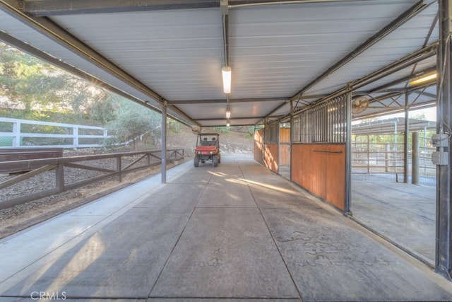 view of stable