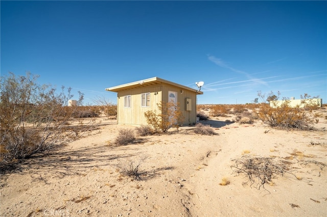 view of property exterior