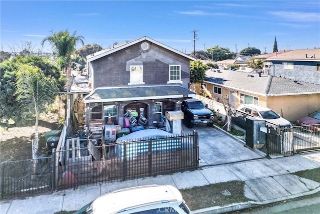 view of front of house featuring a porch