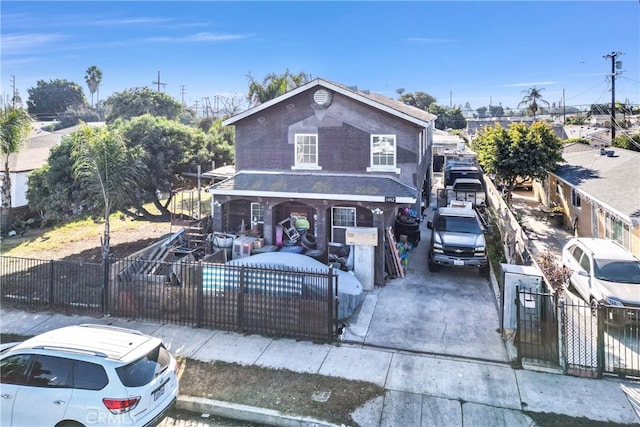 view of front of home