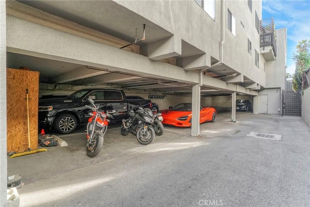 view of car parking