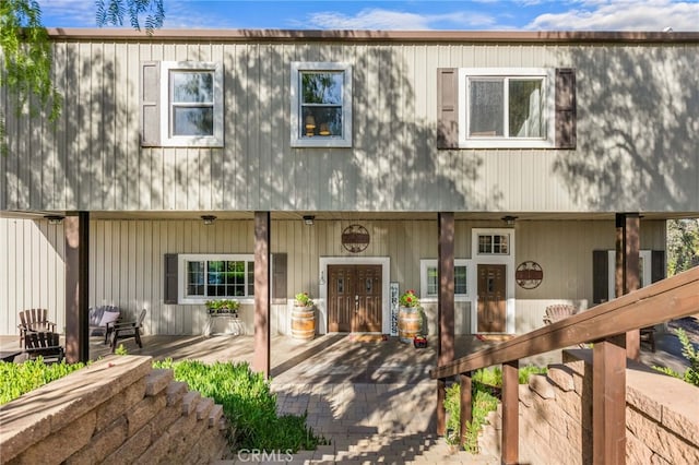 view of property with a patio