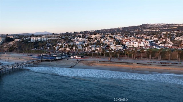 water view with a beach view