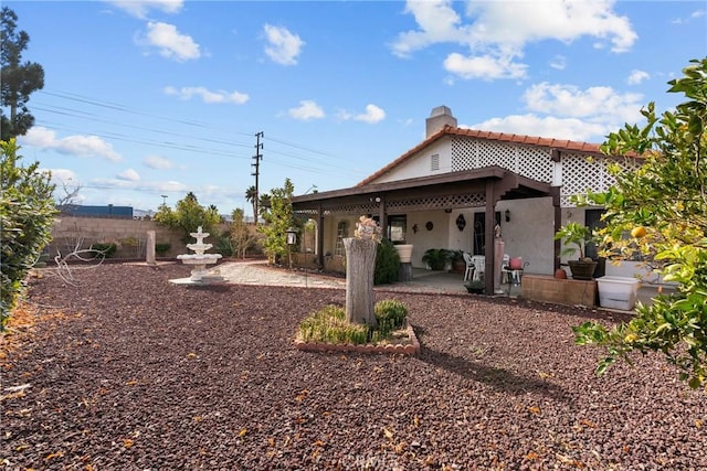 view of yard featuring a patio area