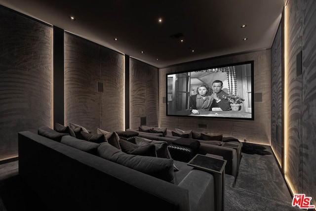 view of home theater