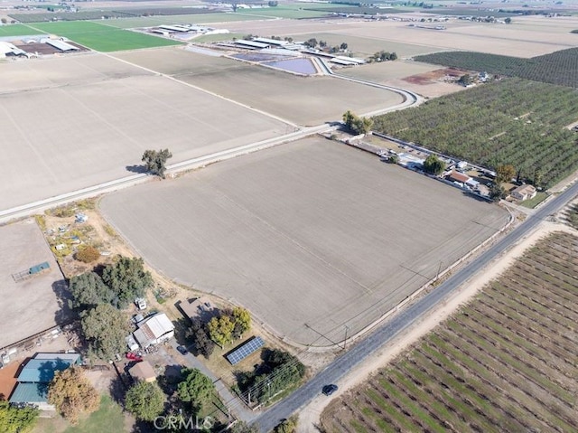 drone / aerial view featuring a rural view