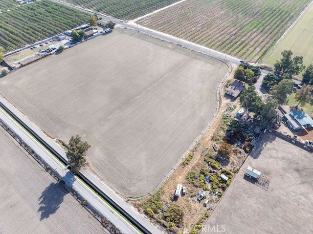 aerial view with a rural view