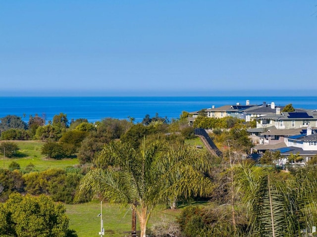 623 Quail Gardens Ln, Encinitas, CA 92024 - aerial view featuring a water view