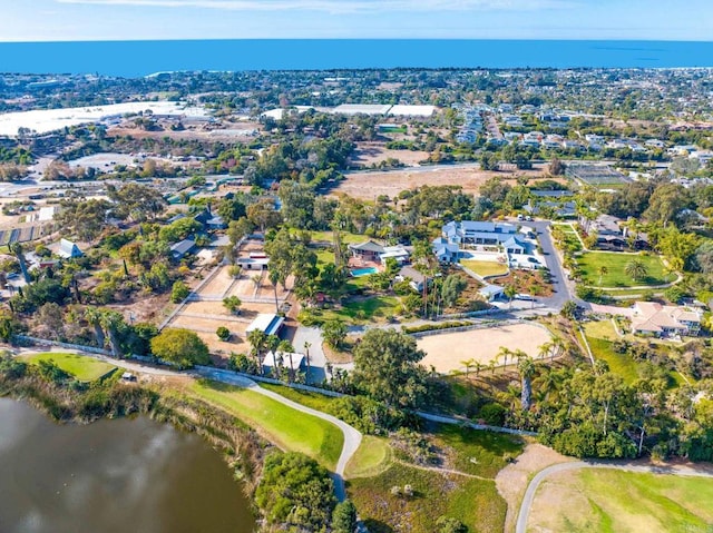 623 Quail Gardens Ln, Encinitas, CA 92024 - birds eye view of property with a water view and a residential view