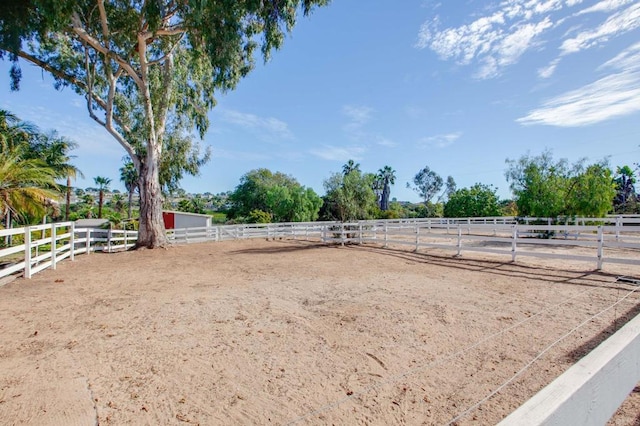 623 Quail Gardens Ln, Encinitas, CA 92024 - view of yard featuring a rural view and an enclosed area