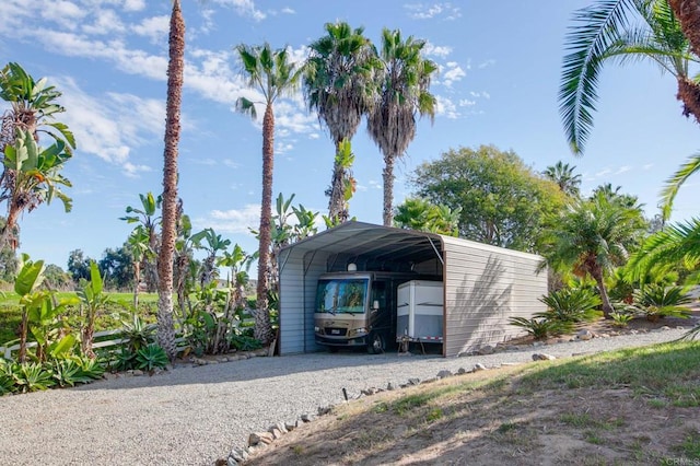623 Quail Gardens Ln, Encinitas, CA 92024 - view of parking / parking lot featuring a carport and driveway