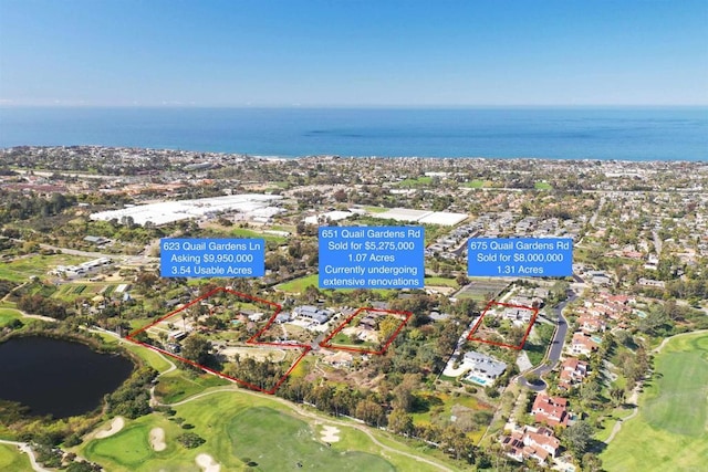 623 Quail Gardens Ln, Encinitas, CA 92024 - view of property location with property boundaries highlighted and nearby suburban area