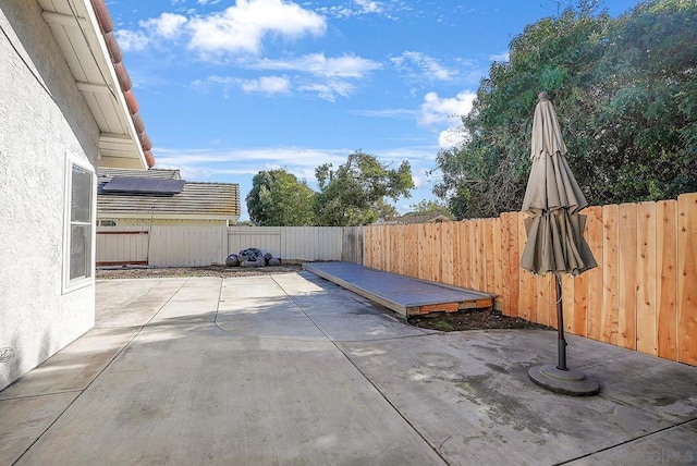 view of patio