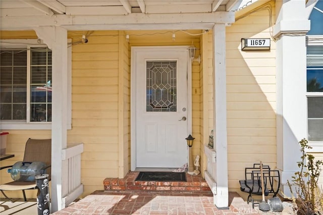 view of property entrance