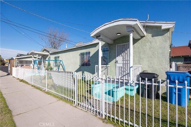 view of bungalow-style home