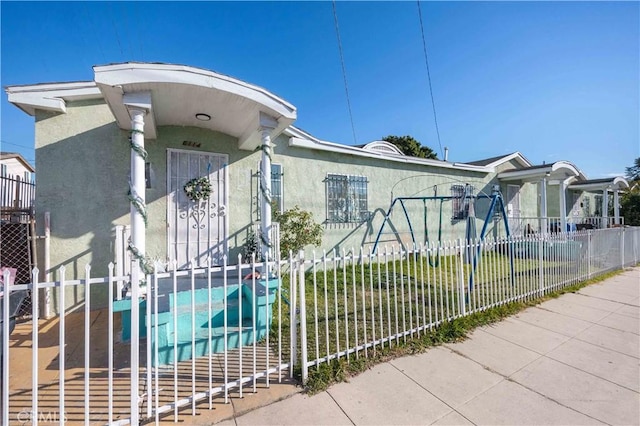 view of bungalow-style home