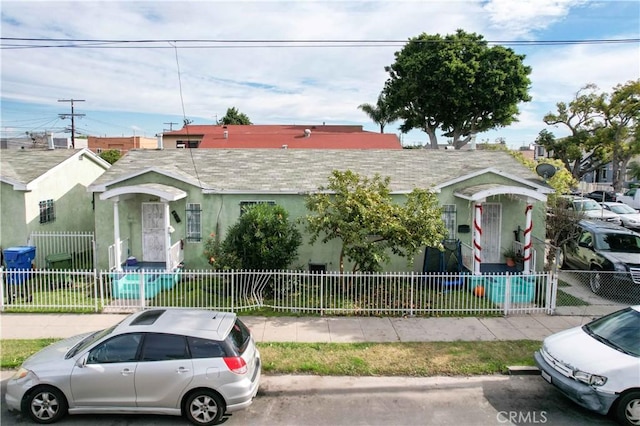 view of front of property