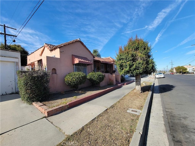 view of side of property