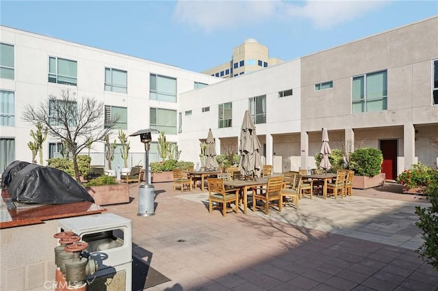 view of patio / terrace featuring grilling area