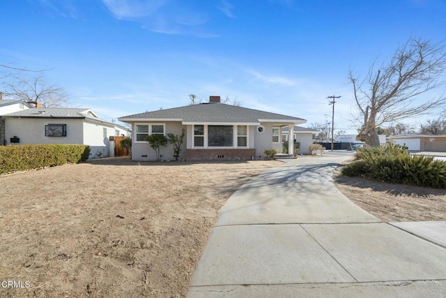 view of ranch-style house