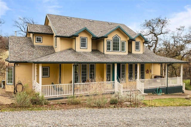 farmhouse-style home with a porch