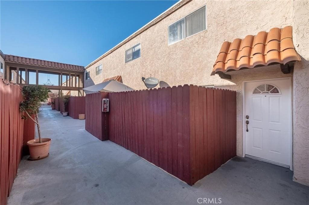 view of home's exterior featuring a patio