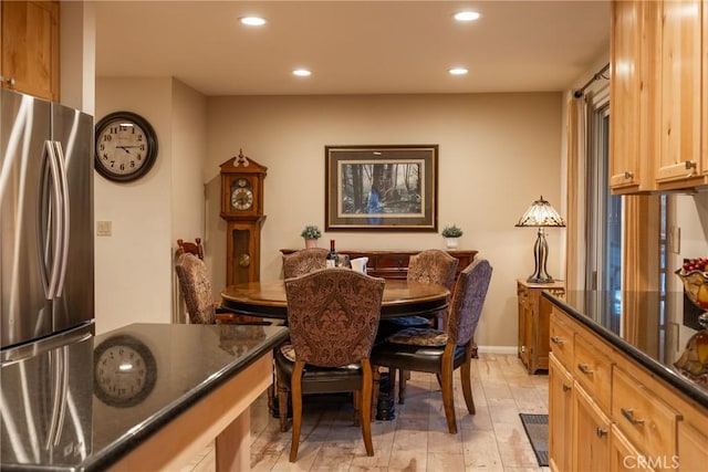 view of dining area