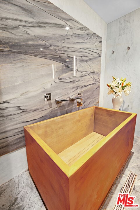 interior space featuring a bath