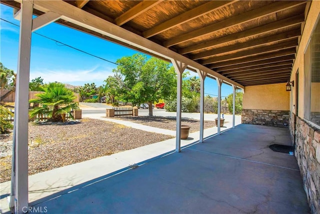 view of patio