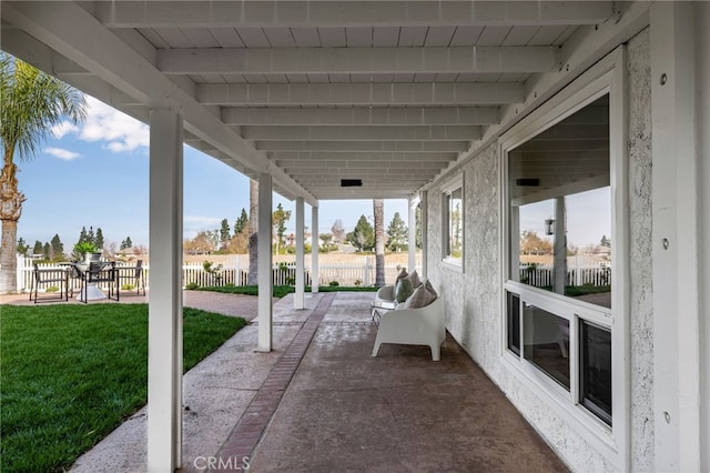 view of patio