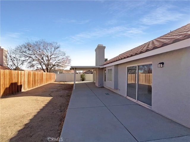 exterior space featuring a patio area