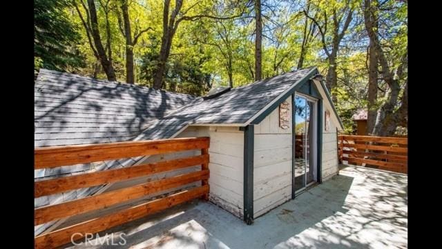 view of outbuilding