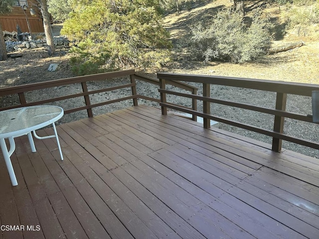 view of deck