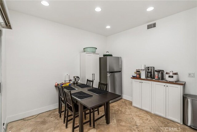 view of dining room