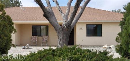 view of back of property