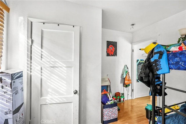 interior space featuring hardwood / wood-style floors