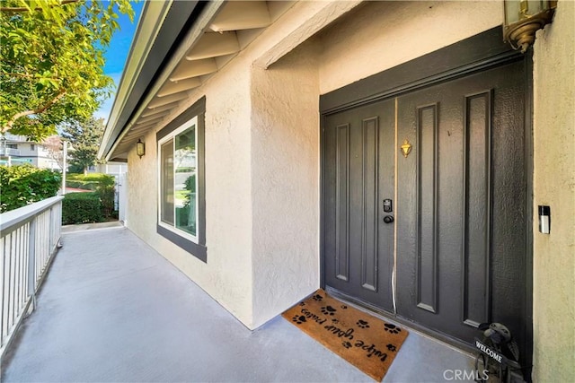 view of entrance to property