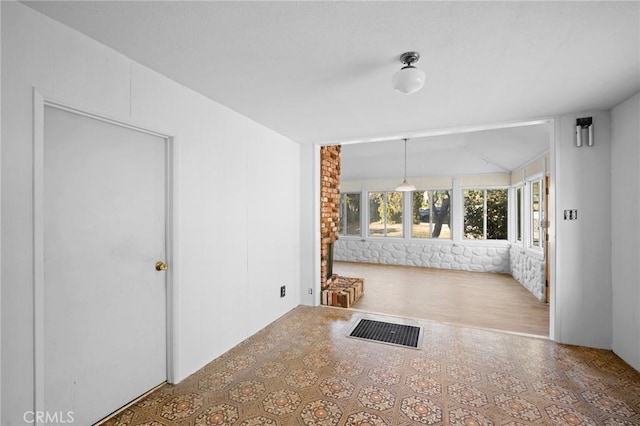 view of unfurnished living room