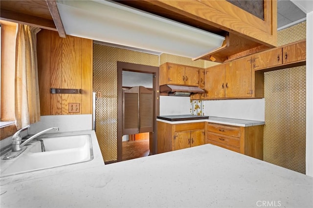 kitchen featuring sink