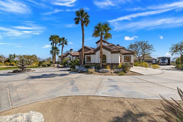 view of mediterranean / spanish-style house