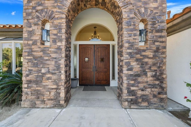 view of entrance to property