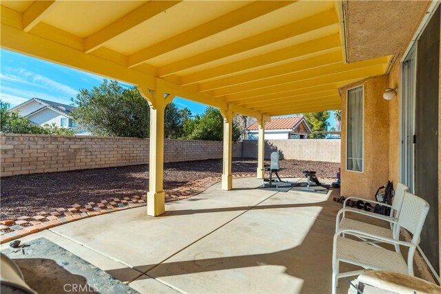 view of patio