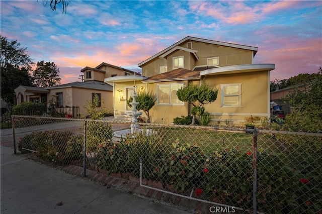 view of front of property