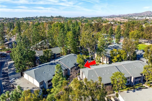 20702 El Toro Rd Unit 359, Lake Forest, CA 92630 - aerial view featuring a residential view and a mountain view