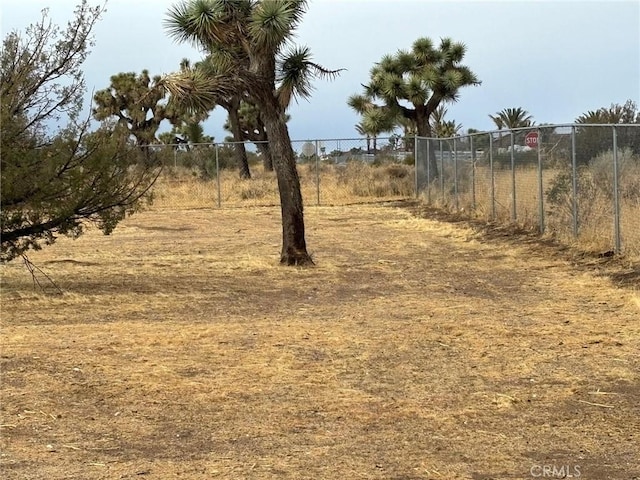 view of yard featuring a rural view