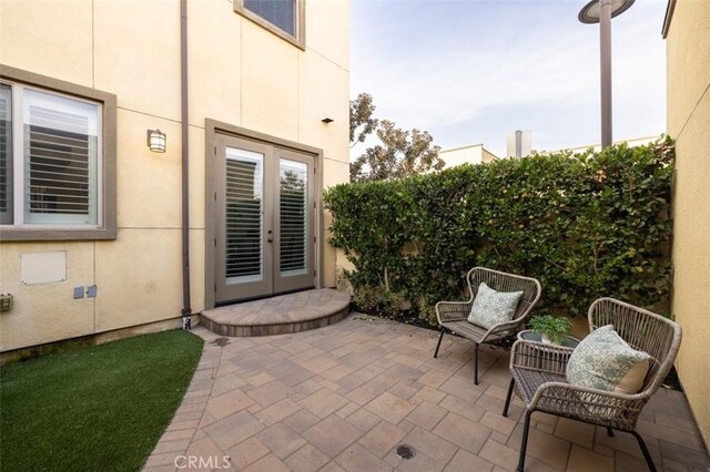 view of patio / terrace with french doors