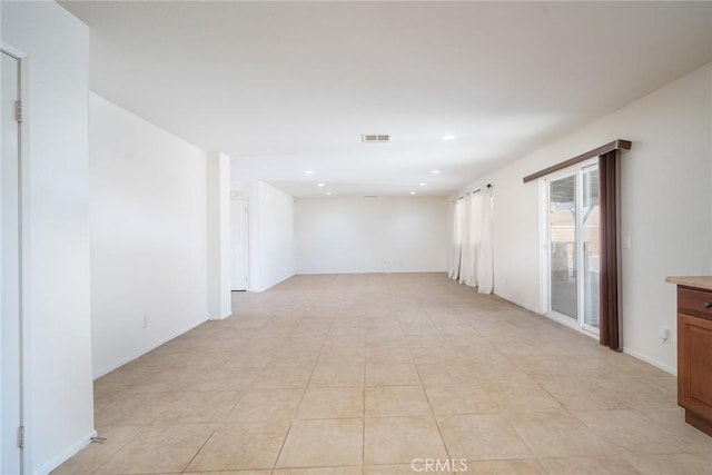 view of tiled empty room