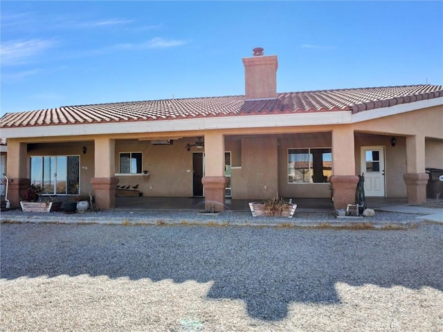 view of rear view of property